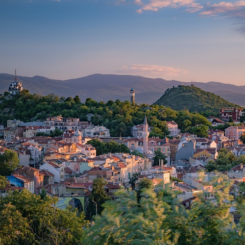 Uitzicht Plovdiv