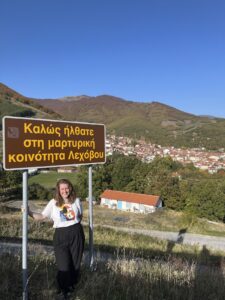 Nadine in Griekenland